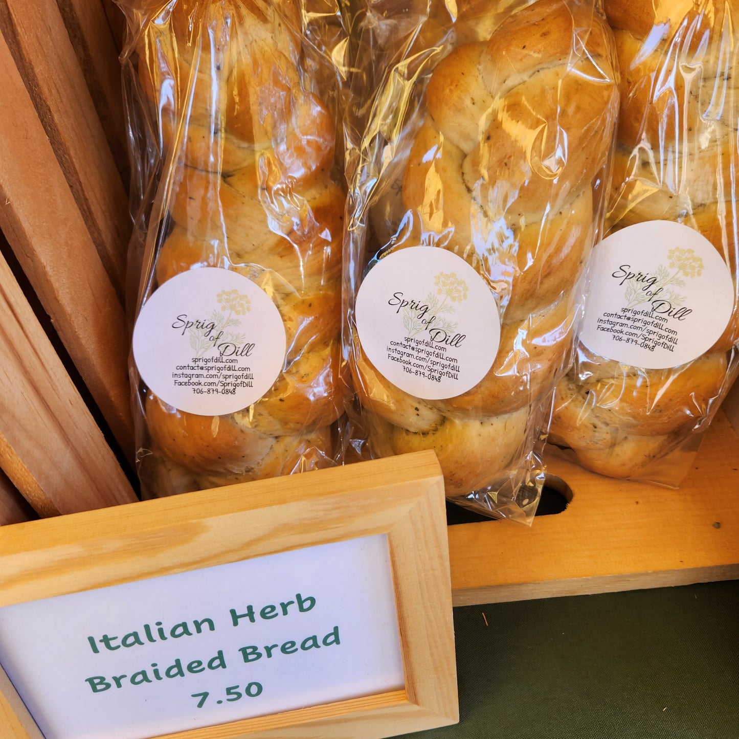 Italian Herb Braided Bread