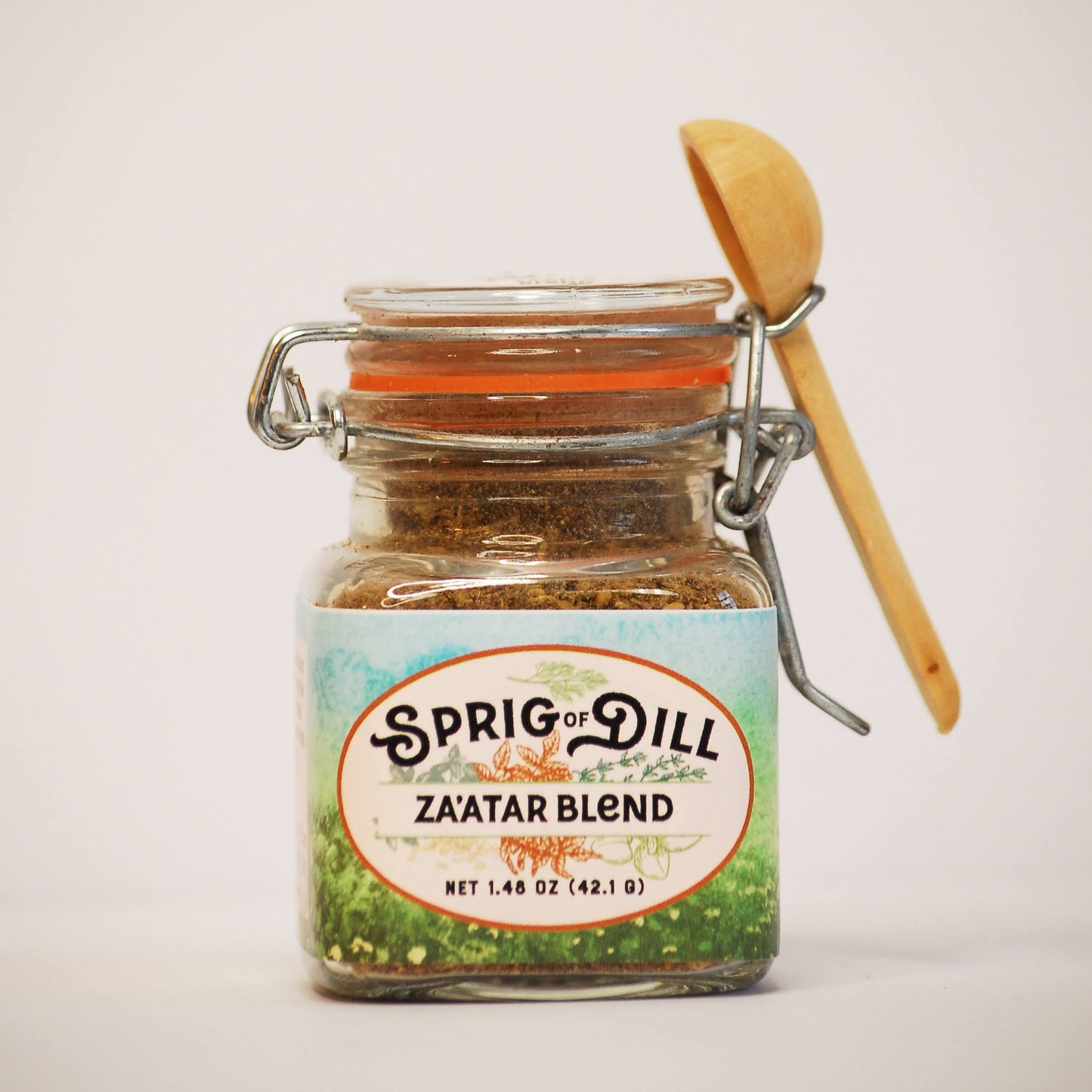 Example of Blend bottle with complimentary bamboo 1/2 teaspoon