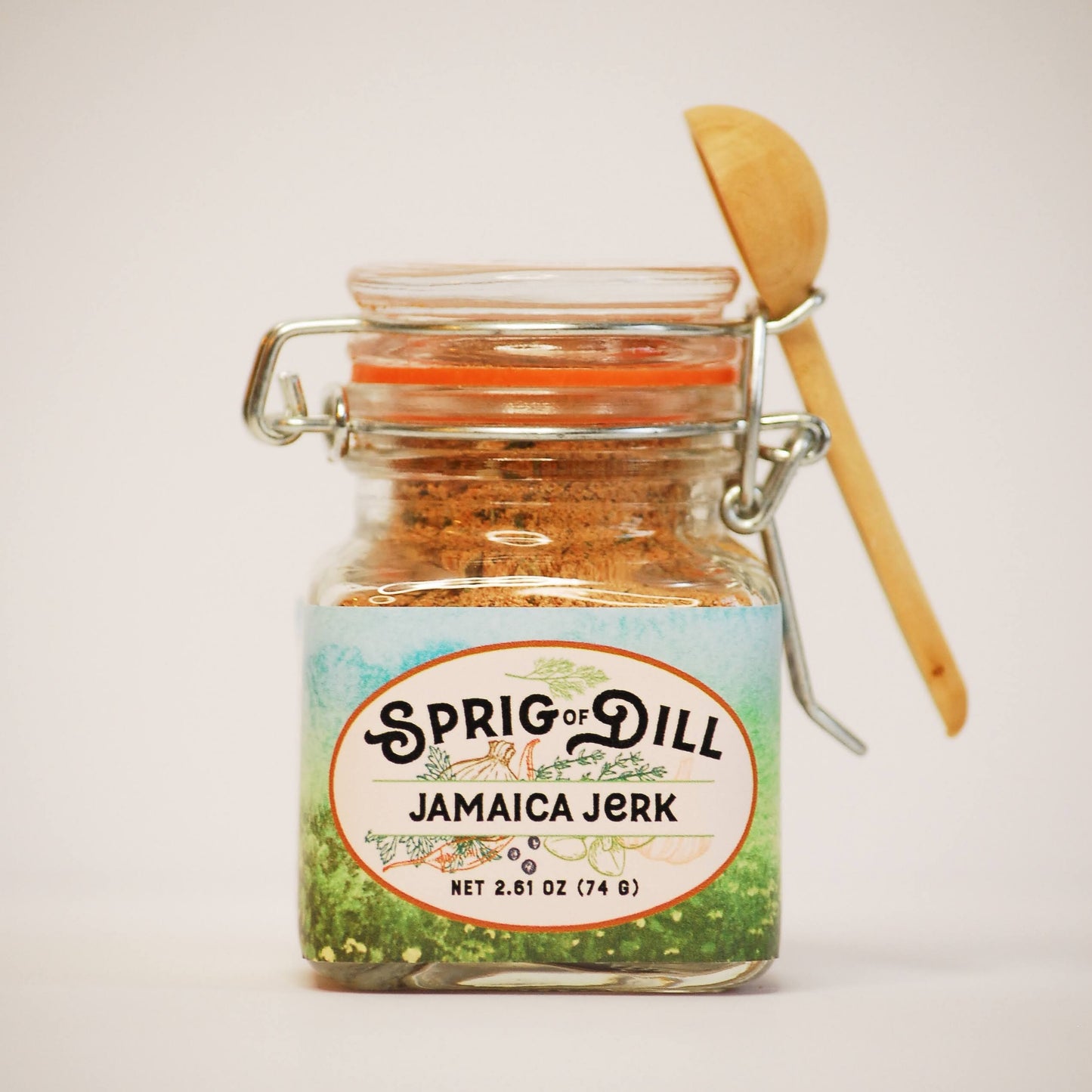 Example of Blend bottle with complimentary bamboo 1/2 teaspoon