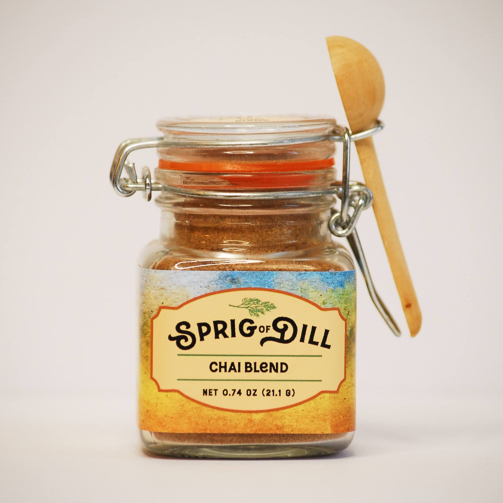 Example of Blend bottle with complimentary bamboo 1/2 teaspoon