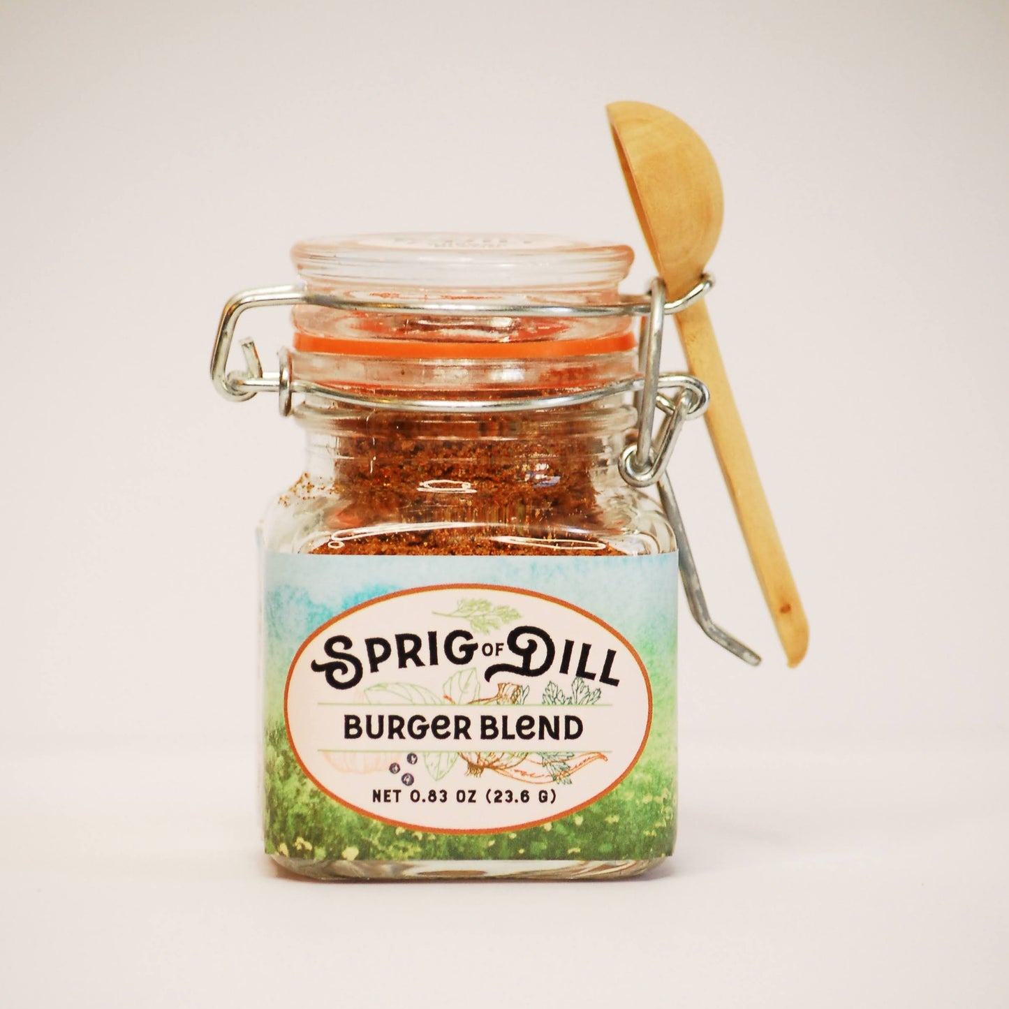 Example of Blend bottle with complimentary bamboo 1/2 teaspoon