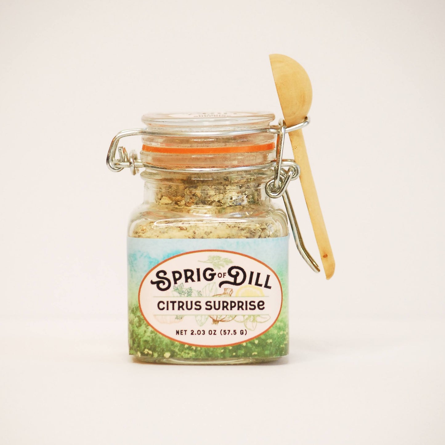 Example of Blend bottle with complimentary bamboo 1/2 teaspoon